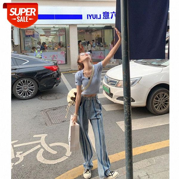 wide-leg jeans women's straight loose striped waist drape long trousers korean old pants trend #r32u, Black;white
wide-leg jeans women's straight loose striped waist drape long trousers korean old pants trend #r32u, Black;white