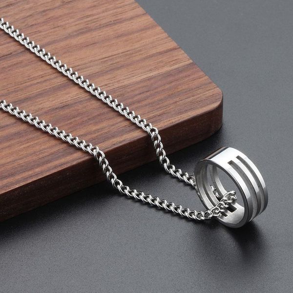 chains stainless steel cross chain ring necklace men women accessories fashion jewelry simple wild choker necklaces rings side, Silver
chains stainless steel cross chain ring necklace men women accessories fashion jewelry simple wild choker necklaces rings side, Silver