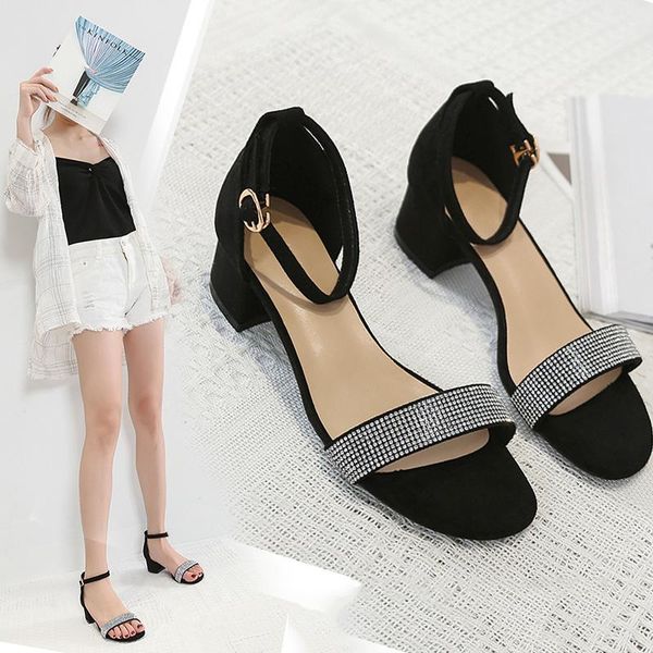 sandals 3 cm classic fashion casual summer 2021 ladies solid color high heel open toe, Black
sandals 3 cm classic fashion casual summer 2021 ladies solid color high heel open toe, Black
