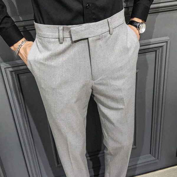 men's drape trousers korean version of british casual trendy slim pants fashion office suits & blazers, White;black
men's drape trousers korean version of british casual trendy slim pants fashion office suits & blazers, White;black