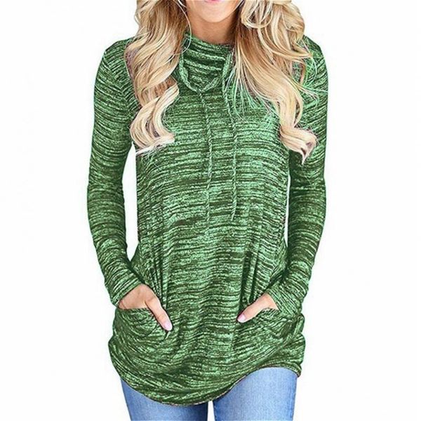 femme long sleeve piled collar pockets drawstring soft casual women running hoodie high lightweight pullover women's t-shirt, White
femme long sleeve piled collar pockets drawstring soft casual women running hoodie high lightweight pullover women's t-shirt, White