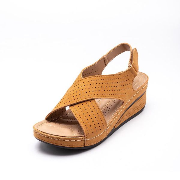 sandals classic women chunky lightweight cross strap summer shoes 5cm heel hight wedges girl's brown casual plus size, Black
sandals classic women chunky lightweight cross strap summer shoes 5cm heel hight wedges girl's brown casual plus size, Black