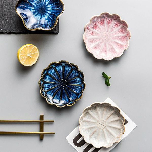 creative japanese ceramic sauce dish flower plate seasoning soy vinegar ketchup plates decoration household tableware bowls
creative japanese ceramic sauce dish flower plate seasoning soy vinegar ketchup plates decoration household tableware bowls