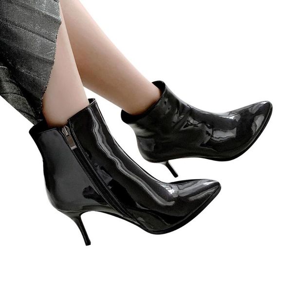 boots sagace solid pointed toe high heels women ankle booties shoes fashion ladies casual, Black
boots sagace solid pointed toe high heels women ankle booties shoes fashion ladies casual, Black