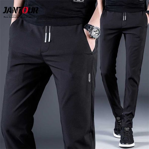 jantour brand autumn men's casual pants men trousers male pant slim fit work elastic waist jogging trousers plus size 28-38 211112, Black
jantour brand autumn men's casual pants men trousers male pant slim fit work elastic waist jogging trousers plus size 28-38 211112, Black
