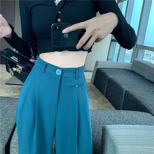 women's pants & capris korean version of traf solid color high waist slimming harajuku drape loose y2k fashion, Black;white
women's pants & capris korean version of traf solid color high waist slimming harajuku drape loose y2k fashion, Black;white