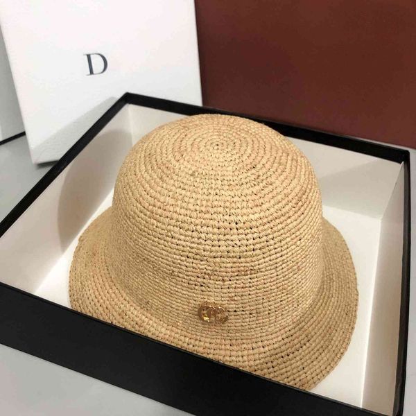 star net red same lafite crochet bucket hat summer outdoor travel sun shading breathable fisherman's straw hat basin hat, Black;white
star net red same lafite crochet bucket hat summer outdoor travel sun shading breathable fisherman's straw hat basin hat, Black;white