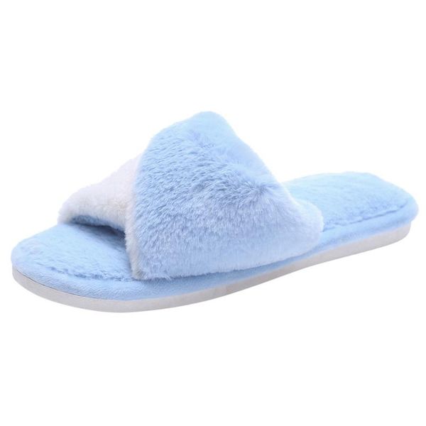 slippers fashion women comfortable warm flat home open toe cross faux fur shoe winter round slipper outside apr 25, Black
slippers fashion women comfortable warm flat home open toe cross faux fur shoe winter round slipper outside apr 25, Black