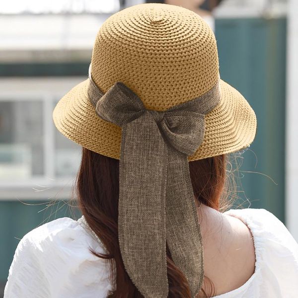 wide brim hats women sun straw hat beach sombreros girl outside travel solidb cap casual bow holiday protection #t1p, Blue;gray
wide brim hats women sun straw hat beach sombreros girl outside travel solidb cap casual bow holiday protection #t1p, Blue;gray