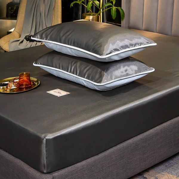 sheets & sets ice silk mattress cover summer bedding luxury pure color bed sheet european style satin cool feeling
sheets & sets ice silk mattress cover summer bedding luxury pure color bed sheet european style satin cool feeling