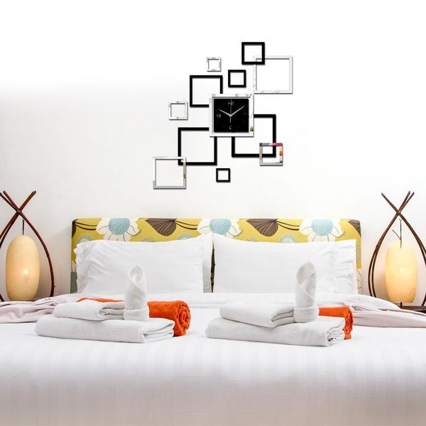 wall clocks acrylic diy mirror sticker decorative clock black silver square creative for living room
wall clocks acrylic diy mirror sticker decorative clock black silver square creative for living room