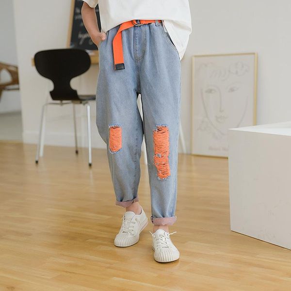 jeans yourseason girls ripped denim pants 2021 summer arrival fashion loose teenager hip hop autumn, Blue
jeans yourseason girls ripped denim pants 2021 summer arrival fashion loose teenager hip hop autumn, Blue