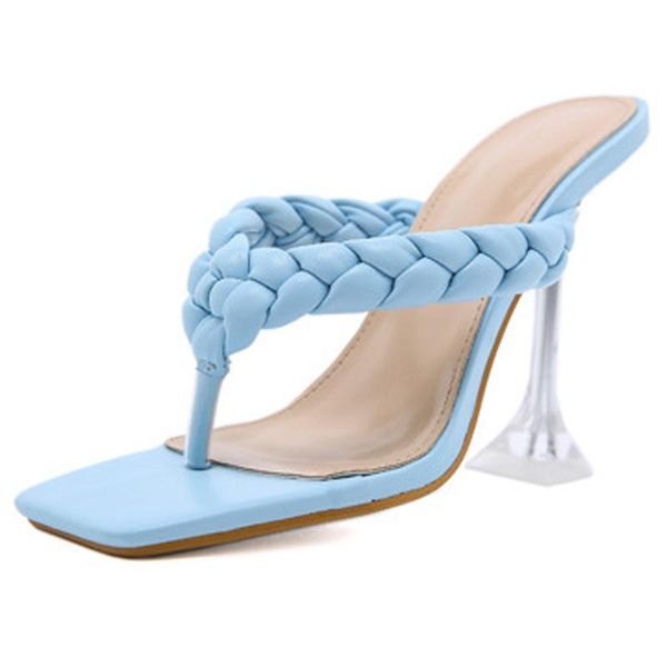 fashion design weave square toe mules shoes women transparent stiletto high heels slippers sandals 2021 summer casual slides, Black
fashion design weave square toe mules shoes women transparent stiletto high heels slippers sandals 2021 summer casual slides, Black