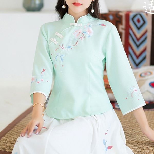 traditional chinese style clothing women cotton linen loose blouses cheongsam vintage buckle hanfu shirts tang suits 12194, Red
traditional chinese style clothing women cotton linen loose blouses cheongsam vintage buckle hanfu shirts tang suits 12194, Red