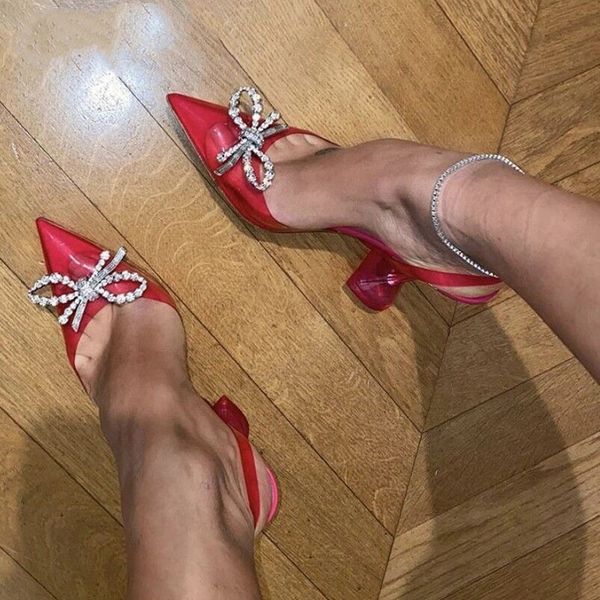 dress shoes fashion brand transparent pvc women sandals cup heeled slingbacks gladiator crystal bowknot summer office lady bofc, Black
dress shoes fashion brand transparent pvc women sandals cup heeled slingbacks gladiator crystal bowknot summer office lady bofc, Black