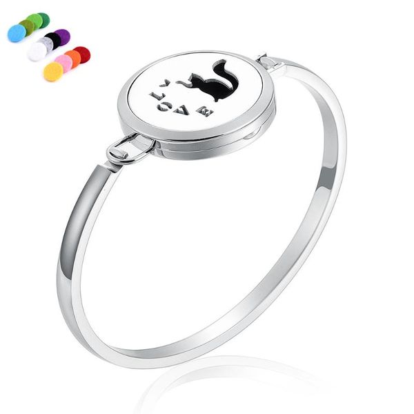 charm bracelets 1pcs aroma diffuser bangle open antique lockets perfume essential oil locket with pads, Golden;silver
charm bracelets 1pcs aroma diffuser bangle open antique lockets perfume essential oil locket with pads, Golden;silver