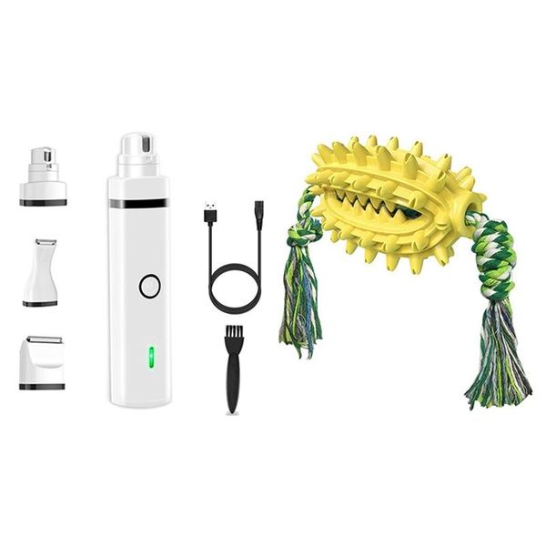 dog grooming nail grinder clippers 3 in 1 kit & chew toys for aggressive chewers, training treats teething rope
dog grooming nail grinder clippers 3 in 1 kit & chew toys for aggressive chewers, training treats teething rope