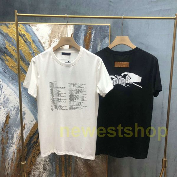 2021 new summer europe designer brand mens paris knitting letter print t shirts t shirts fashion t-shirt women casual tee, White;black
2021 new summer europe designer brand mens paris knitting letter print t shirts t shirts fashion t-shirt women casual tee, White;black