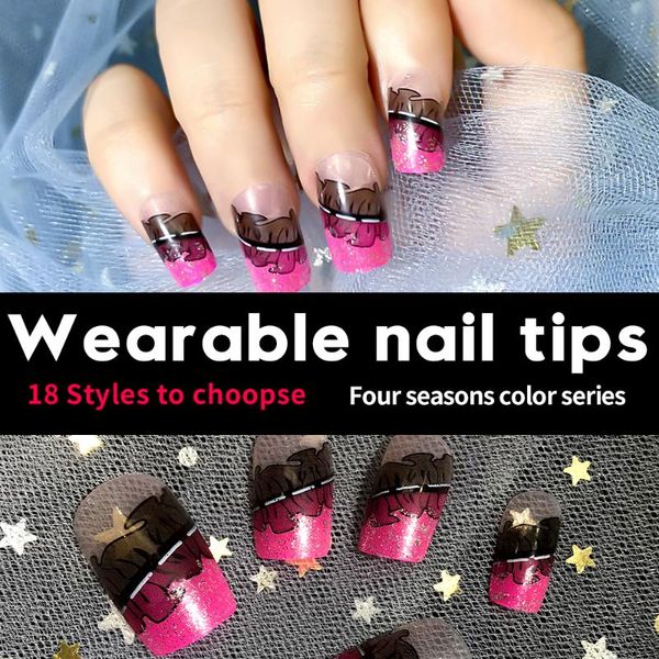 false nails 24pcs box practice hand for press on stiletto ribbon stickers patterned patches man-made acrylic semi-permanent red, Red;gold
false nails 24pcs box practice hand for press on stiletto ribbon stickers patterned patches man-made acrylic semi-permanent red, Red;gold