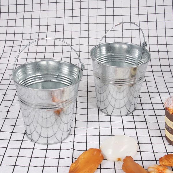 6pcs 10.5x7.2x10.5cm mini tinplate metal bucket icing french fries tin pails gift wrap
6pcs 10.5x7.2x10.5cm mini tinplate metal bucket icing french fries tin pails gift wrap