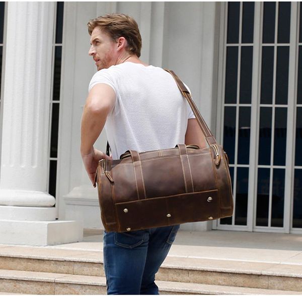 duffel bags large capacity man travel crazy horse leather luggage weekend business handbag shoulder bag
duffel bags large capacity man travel crazy horse leather luggage weekend business handbag shoulder bag