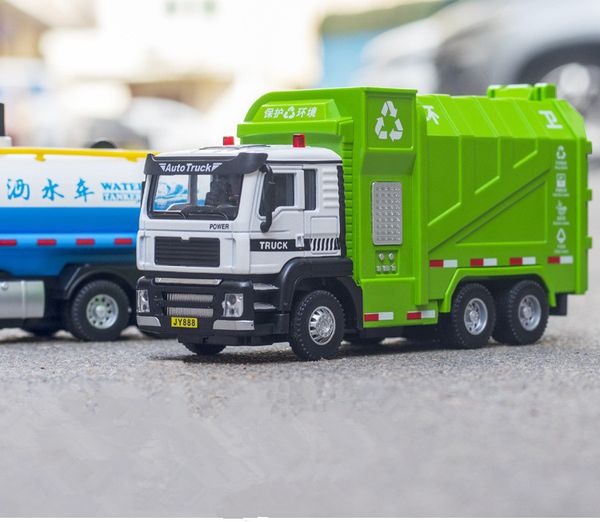 150 Diecast Model Garbage Truck Dumpcart Vehicle Miniature Replica Pull Back Toy With Sound & Lights 020
150 Diecast Model Garbage Truck Dumpcart Vehicle Miniature Replica Pull Back Toy With Sound & Lights 020