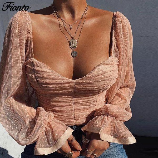 chiffon blouse mesh gauze wave point long sleeve shirt chest wrap midriff-baring womens and blouses women's & shirts, White
chiffon blouse mesh gauze wave point long sleeve shirt chest wrap midriff-baring womens and blouses women's & shirts, White