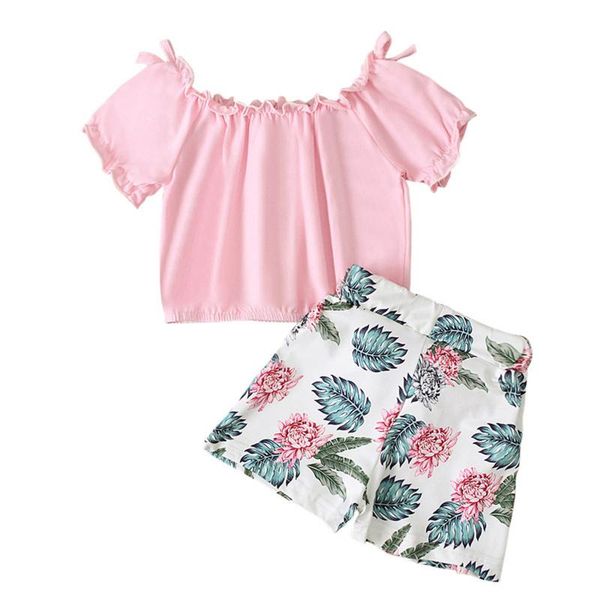 clothing sets 1-6 years toddler kids baby girls bow ruffle t shirt floral shorts 1047 outfits set sports and leisure wear 2021 brand, White
clothing sets 1-6 years toddler kids baby girls bow ruffle t shirt floral shorts 1047 outfits set sports and leisure wear 2021 brand, White