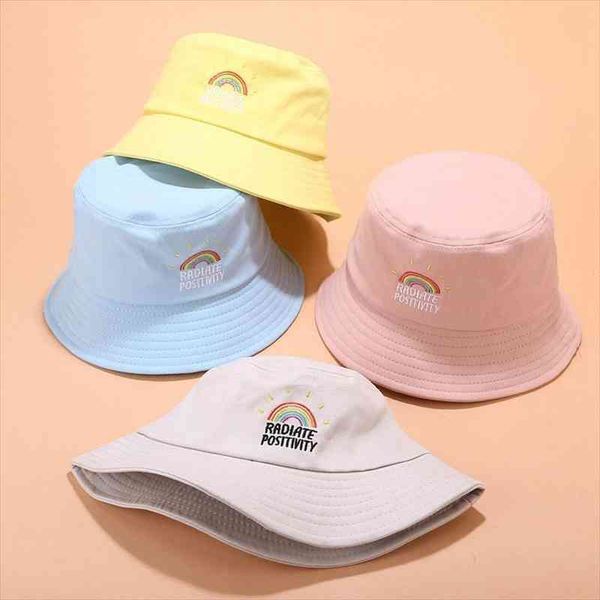 foldable embroidered bucket hat rainbow print outdoor sunscreen cap fisherman hats, Blue;gray
foldable embroidered bucket hat rainbow print outdoor sunscreen cap fisherman hats, Blue;gray