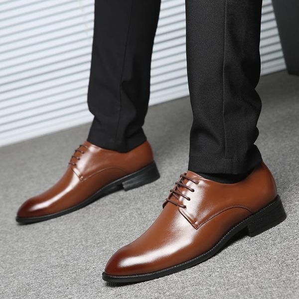 dress shoes causal for men casual leisure leather zapatos casuales para hombre informales de 2021 breathable, Black
dress shoes causal for men casual leisure leather zapatos casuales para hombre informales de 2021 breathable, Black