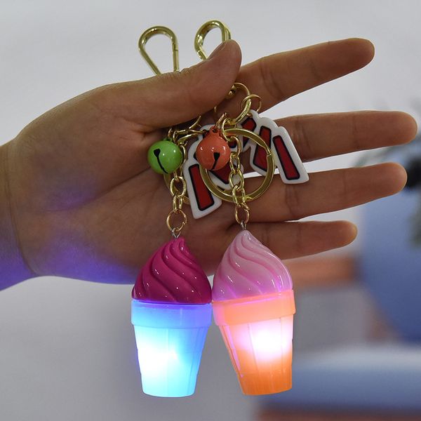 creative luminous cream, ice cream key chain, sweet cone, bag with lamp, pendant, activity gifta1, Silver
creative luminous cream, ice cream key chain, sweet cone, bag with lamp, pendant, activity gifta1, Silver