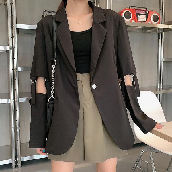 women's oversized jacket for women cloth office business plus size clothing jackets autumn womens veste femme tn2629, Black;brown
women's oversized jacket for women cloth office business plus size clothing jackets autumn womens veste femme tn2629, Black;brown