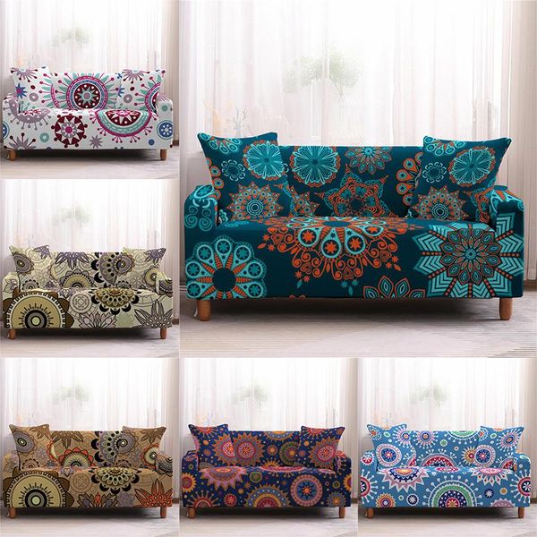 chair covers sofa elastic slipcovers protector couch cover 3d bohemia for sectional spandex 1/ 2/3 /4 seater