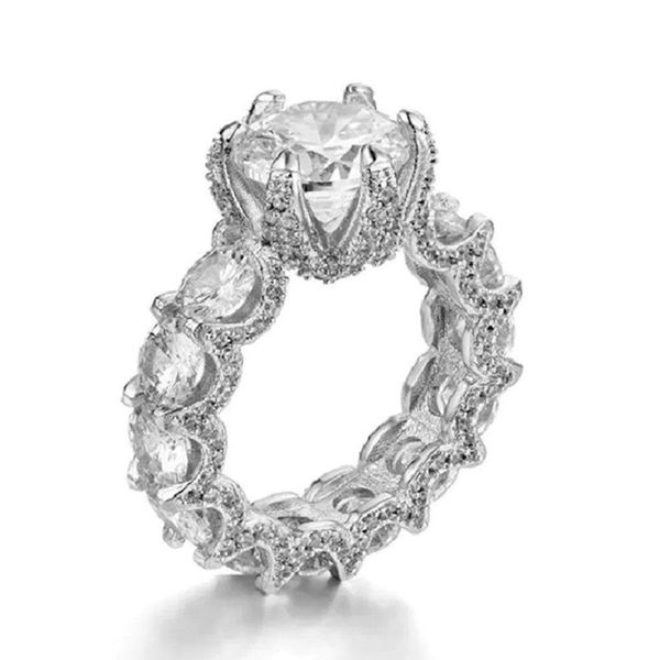 choucong unique vintage jewelry 925 sterling silver big round cut white z cz diamond promise lady wedding bridal ring lovers gift 42 n2, Slivery;golden
choucong unique vintage jewelry 925 sterling silver big round cut white z cz diamond promise lady wedding bridal ring lovers gift 42 n2, Slivery;golden