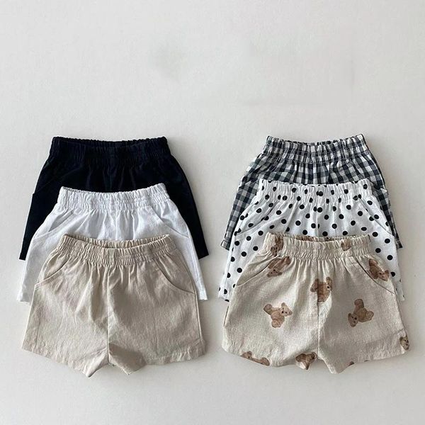 shorts korean baby kids cartoon cotton linen summer toddler boy girl fashion plaid dot thin short pants, Black
shorts korean baby kids cartoon cotton linen summer toddler boy girl fashion plaid dot thin short pants, Black