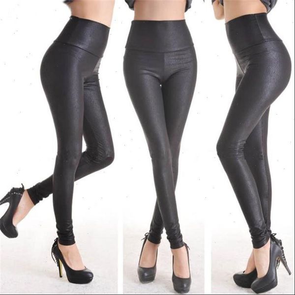 womens leggings sale fashion serpentine stretch high waist quality pu faux leather pencil pants plus size, Black
womens leggings sale fashion serpentine stretch high waist quality pu faux leather pencil pants plus size, Black