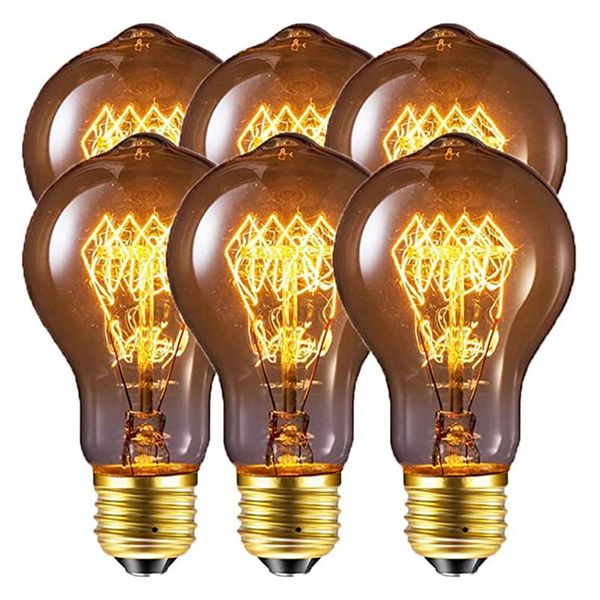 other lighting bulbs & tubes 6pcs dimmable 60w retro 40w e27 a60 warm white color a19 incandescent vintage edison light bulb filament ac220-
other lighting bulbs & tubes 6pcs dimmable 60w retro 40w e27 a60 warm white color a19 incandescent vintage edison light bulb filament ac220-