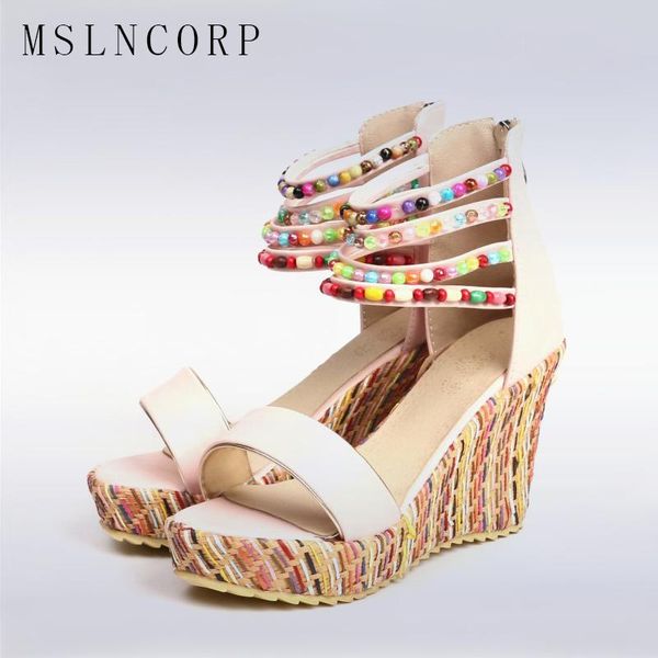 plus size 34-43 summer fashion woman sandals shoeshigh heels shoes wedges women platform beach bohemian open-toed, Black
plus size 34-43 summer fashion woman sandals shoeshigh heels shoes wedges women platform beach bohemian open-toed, Black