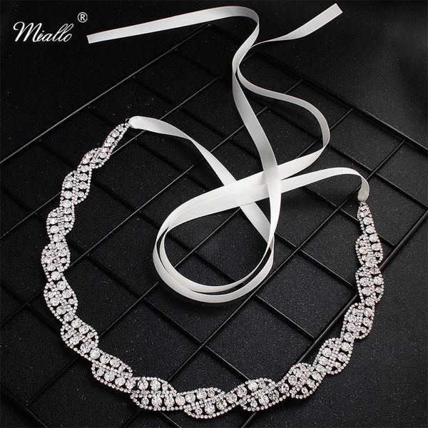 wedding sashes miallo 2021 est full crystal women belts & bridal dress accessories skinny for bride bridesmaids, White
wedding sashes miallo 2021 est full crystal women belts & bridal dress accessories skinny for bride bridesmaids, White