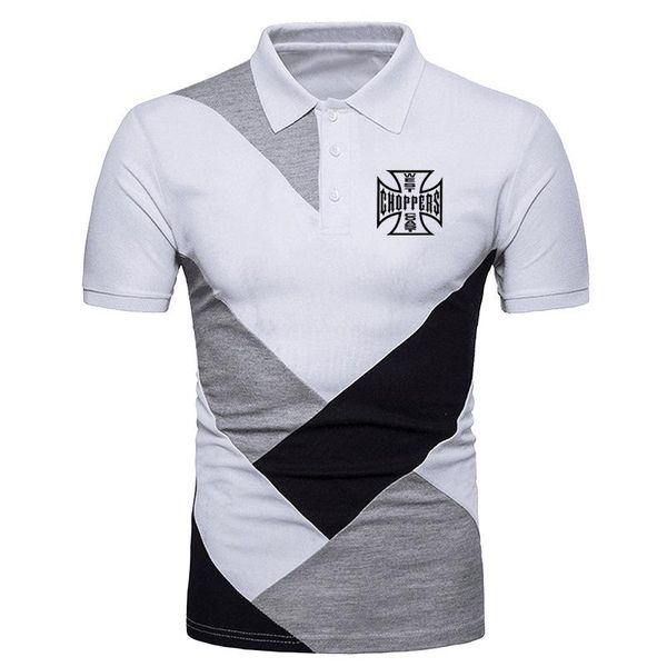 men's polos west choppers mens shirt arrival print shirts cotton short sleeve casual fashion summer lapel shortsleeve, White;black
men's polos west choppers mens shirt arrival print shirts cotton short sleeve casual fashion summer lapel shortsleeve, White;black