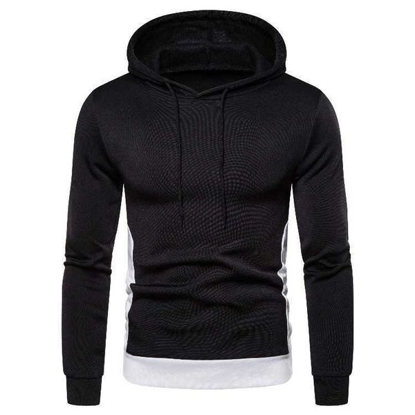 2021 solid color stitched fall new hoodie wy012, Black
2021 solid color stitched fall new hoodie wy012, Black