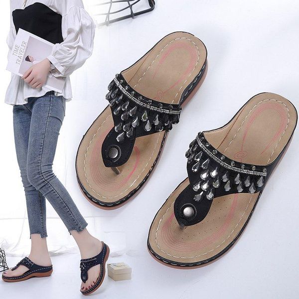 low female shoes rubber flip flops glitter slides house slippers platform big size 2021 hawaiian jelly fabric pu crystal rome ho, Black
low female shoes rubber flip flops glitter slides house slippers platform big size 2021 hawaiian jelly fabric pu crystal rome ho, Black