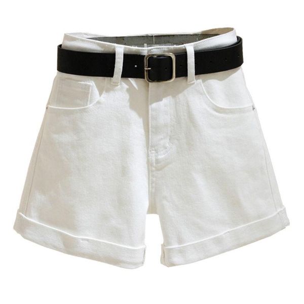 women's shorts all match sashes casual women denim crimping high waist slim summer jeans feminino chic ladies bottom, White;black
women's shorts all match sashes casual women denim crimping high waist slim summer jeans feminino chic ladies bottom, White;black