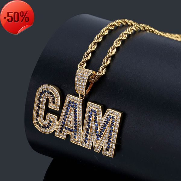 street hip hop cam letter personalized pendant inlaid with hiphop men's fashion brand necklace accessories, Silver
street hip hop cam letter personalized pendant inlaid with hiphop men's fashion brand necklace accessories, Silver