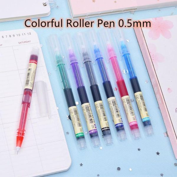 gel pens colorful straight liquid pen 0.5mm transparent fine nib student school office stationery roller ball
gel pens colorful straight liquid pen 0.5mm transparent fine nib student school office stationery roller ball