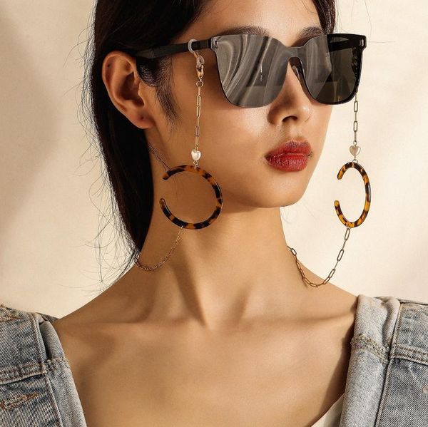 sunglasses frames glasses accessories chain lady pendant pearl heart lovely color beads europe and the united states, Silver
sunglasses frames glasses accessories chain lady pendant pearl heart lovely color beads europe and the united states, Silver