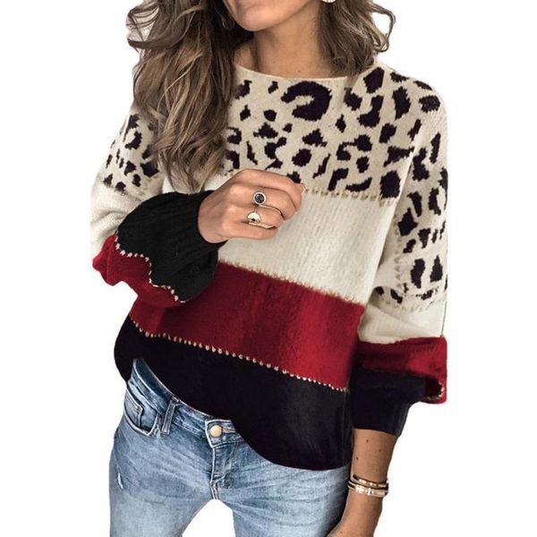 Autumn and winter new sweater contrast color sweater women loose round neck base, White;black
Autumn and winter new sweater contrast color sweater women loose round neck base, White;black
