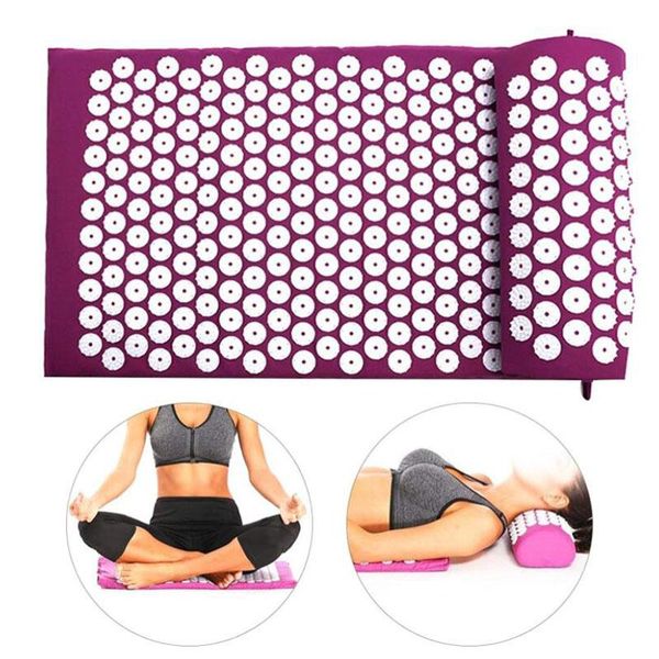 yoga mats acupressure fitness massage mat acupuncture pillow gym relax neck foot muscles relieve pain
yoga mats acupressure fitness massage mat acupuncture pillow gym relax neck foot muscles relieve pain