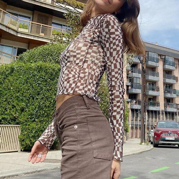 women's t-shirt kefira plaid ruffles hems mesh long sleeve e girl aesthetics transparents y2k streetwear tee vintage harajuku t shirt w, White
women's t-shirt kefira plaid ruffles hems mesh long sleeve e girl aesthetics transparents y2k streetwear tee vintage harajuku t shirt w, White