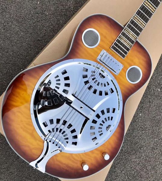 in stock korean tuning double guitar, sunburst pattern, super water ripple, steel resonator metal mini string guitar
in stock korean tuning double guitar, sunburst pattern, super water ripple, steel resonator metal mini string guitar